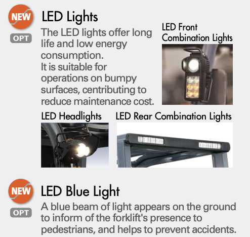 Hệ thống đèn LED của Toyota 8FBH