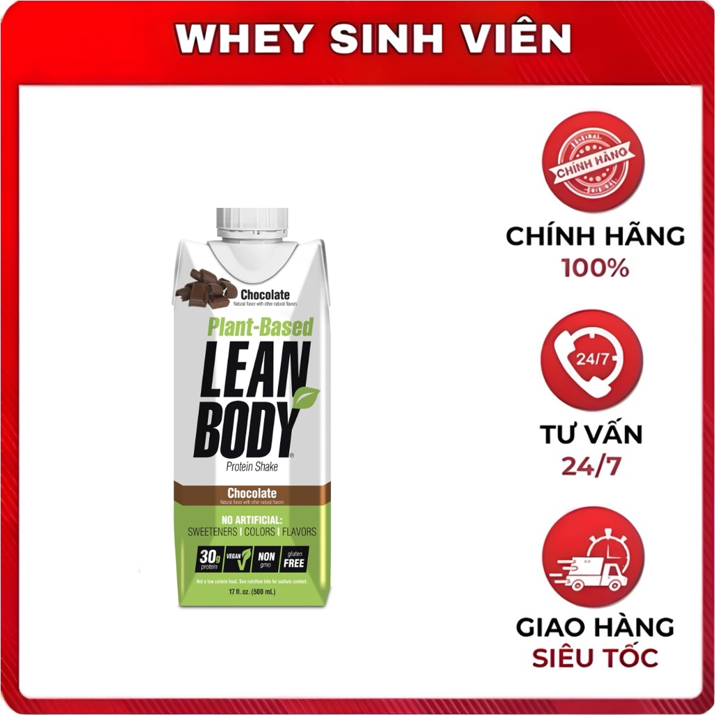 Lean Body RTD (500 ml) Plant-Based | wheysinhvien