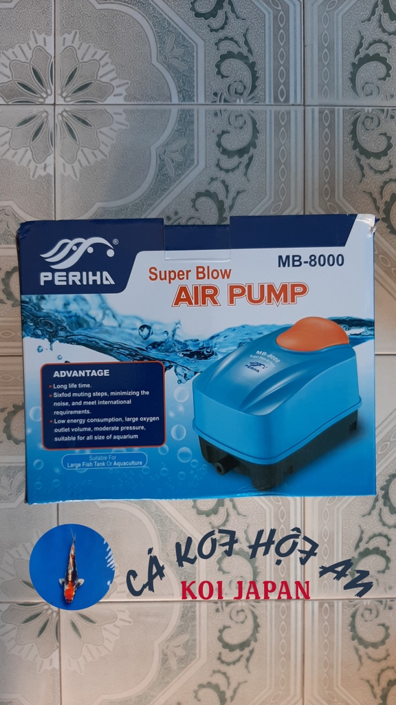 Máy sủi khí Periha MB-8000 | Cá Cưng