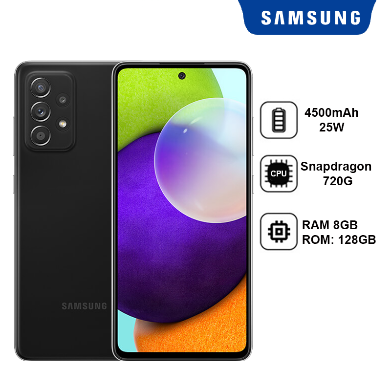 Trung tâm Điện Thoại Di Động Nam Mobile hiện đang cung cấp sản phẩm Samsung A52 với giá cực kỳ hấp dẫn. Đây là thiết bị thông minh đáng giá tiền bạc của bạn, với màn hình 6,5 inch, ổn định và hiệu suất tốt, camera đa dạng và chất lượng âm thanh tốt. Hãy đến Nam Mobile để sử dụng và mua sản phẩm Samsung A52 với giá ưu đãi.