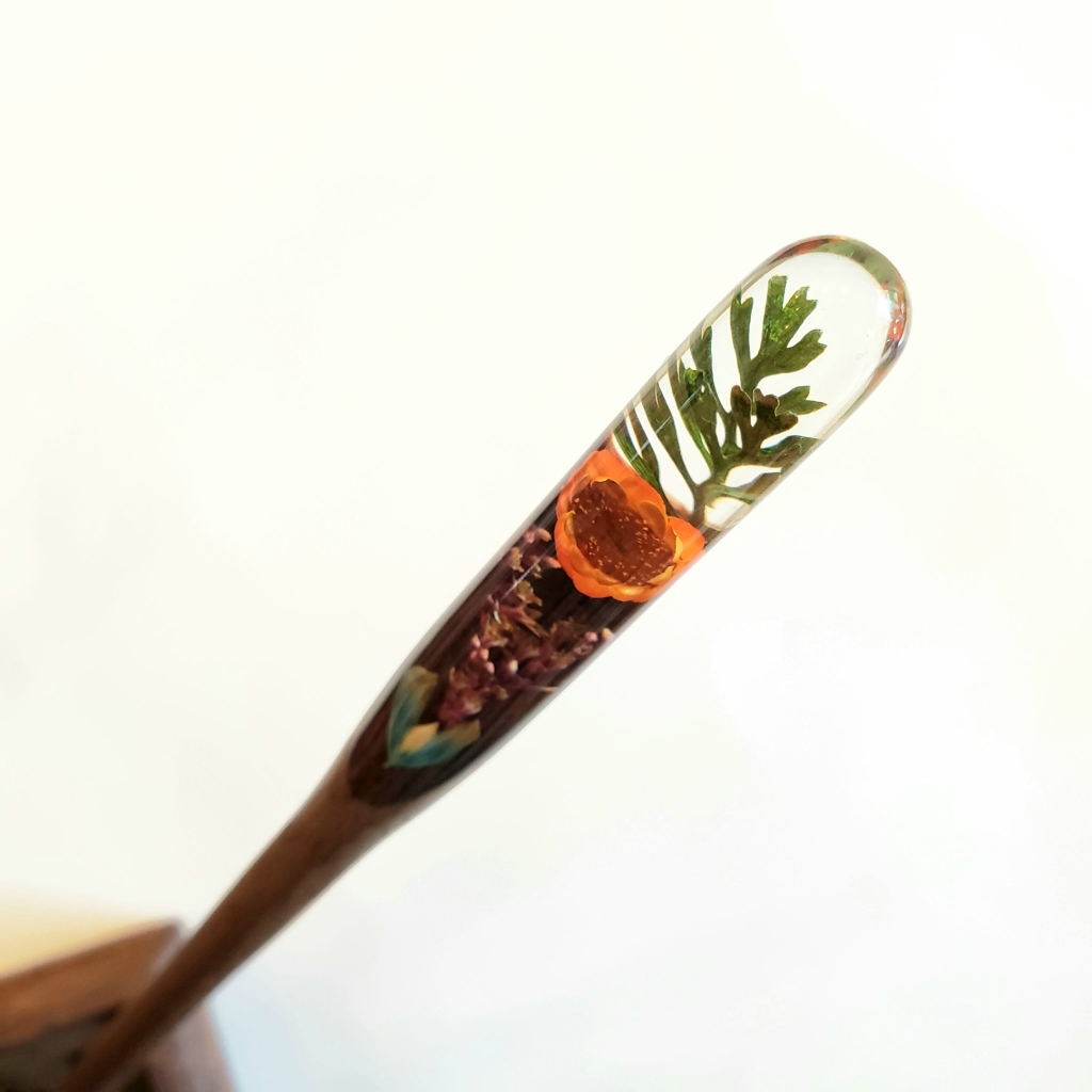 TRÂM CÀI TÓC GỖ-RESIN & SNOWY CAM