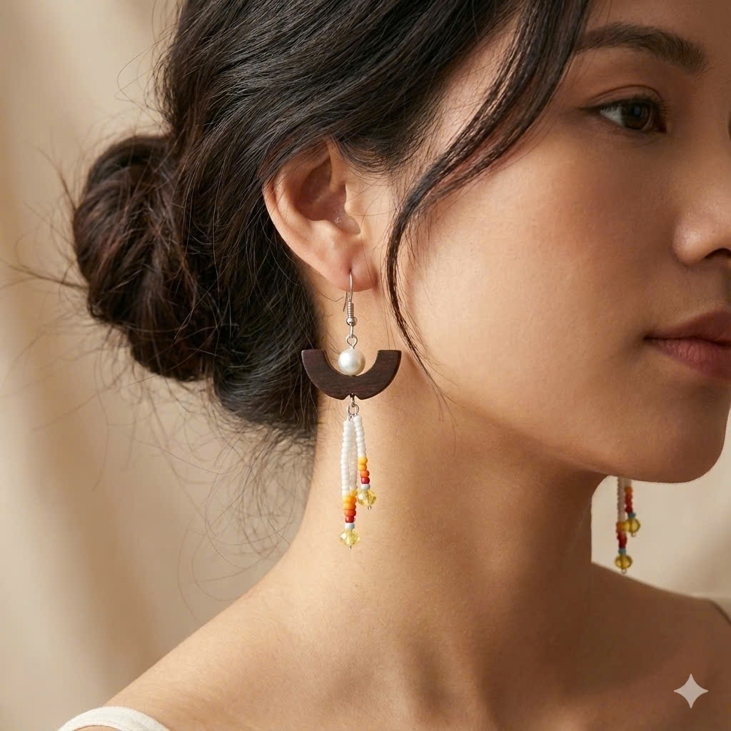 HOA TAI GỖ- ĐÍNH CƯỜM 1