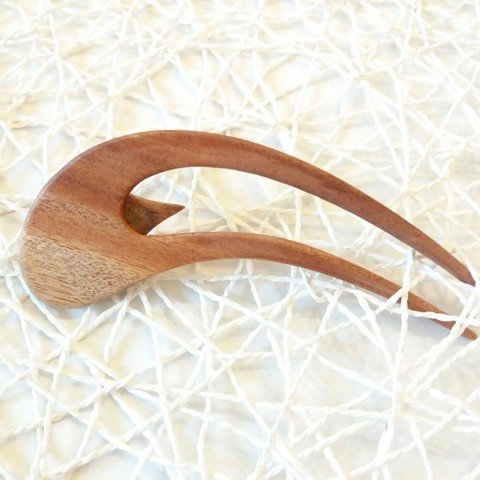 Trâm gỗ Heart hai que (2)