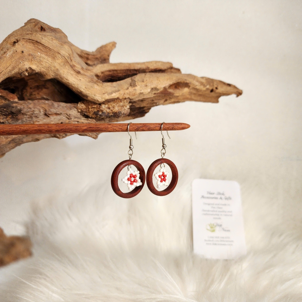 HOA TAI GỖ- ĐÍNH CƯỜM 5