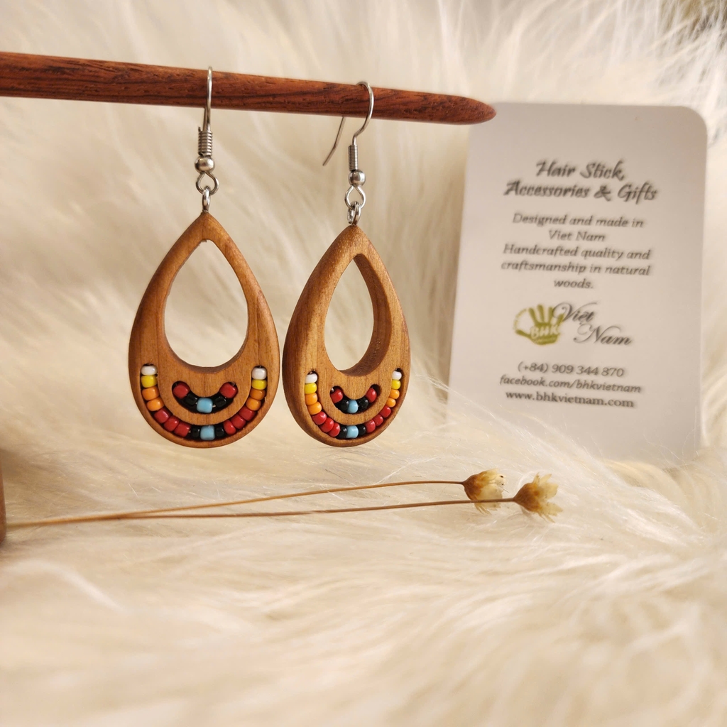 HOA TAI GỖ- ĐÍNH CƯỜM 12