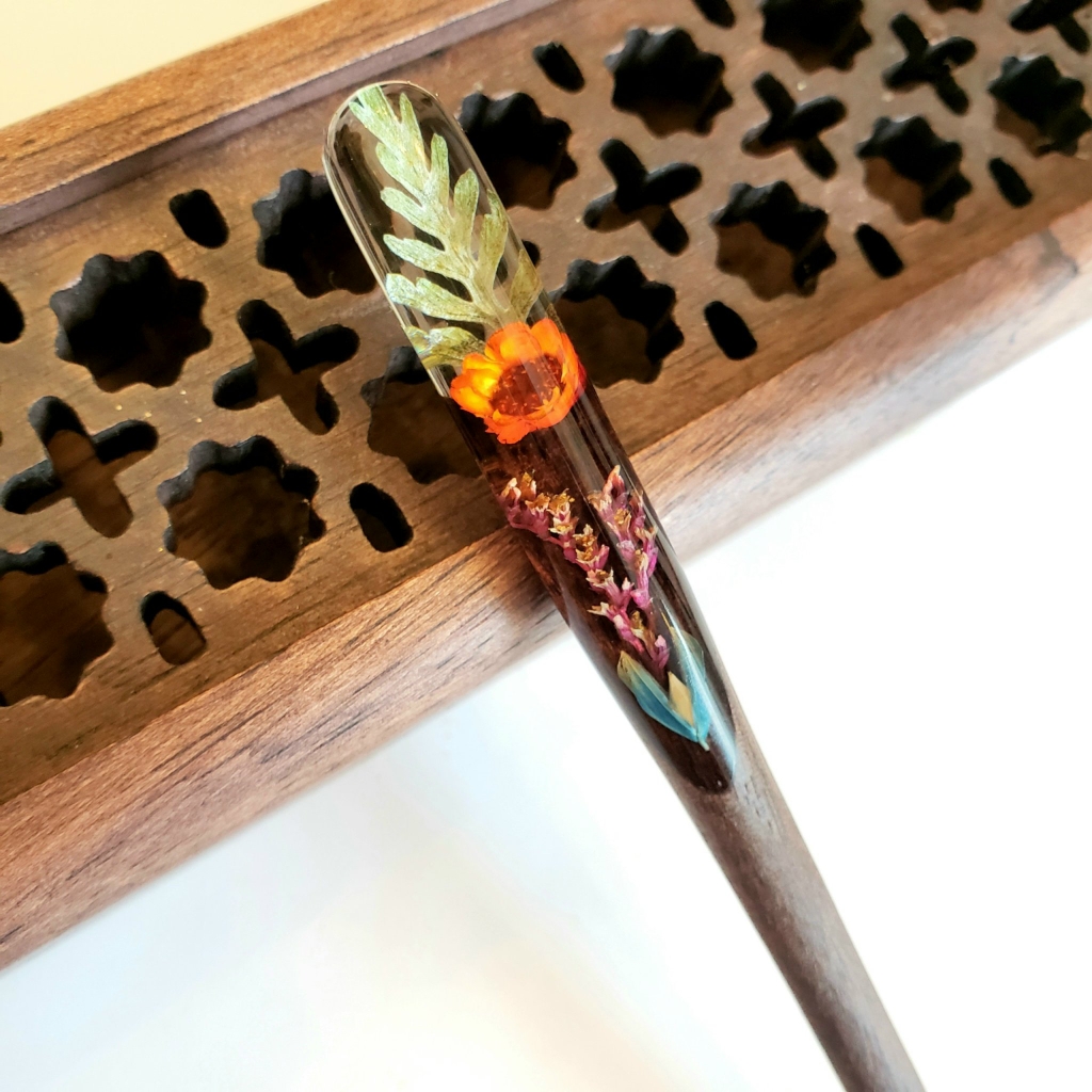 TRÂM CÀI TÓC GỖ-RESIN & SNOWY CAM