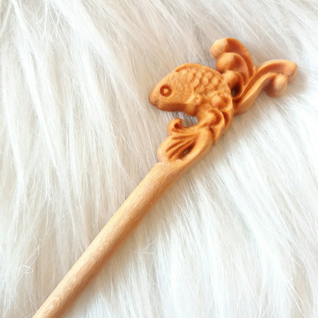 Trâm "CÁ LƯỢN SÓNG 3D"