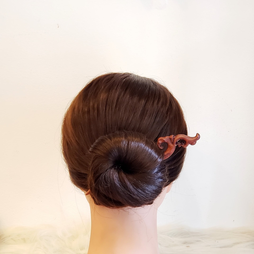 Trâm cài tóc gỗ HOA LOA KÈN