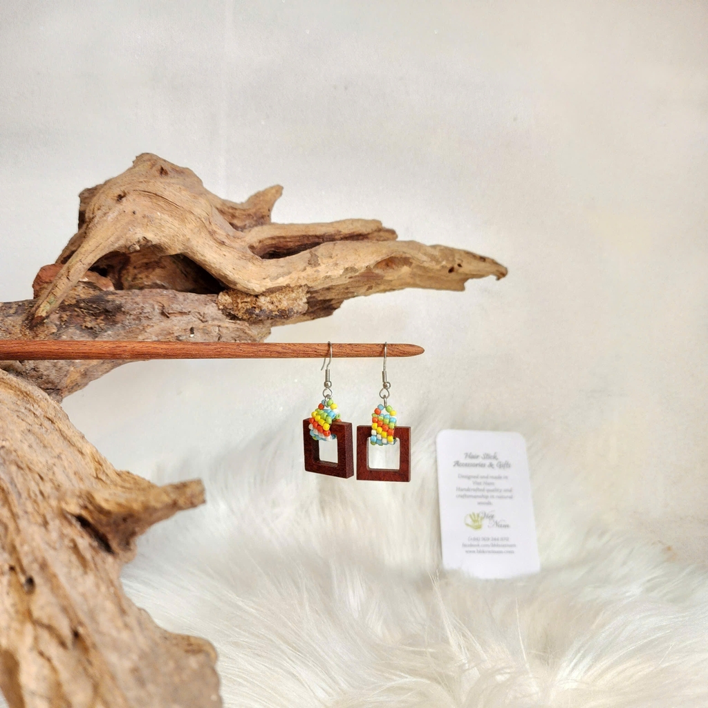 HOA TAI GỖ- ĐÍNH CƯỜM 10