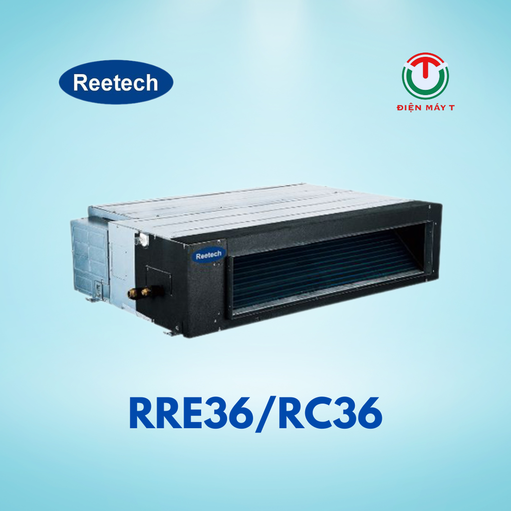 Máy lạnh giấu trần nối ống gió Reetech 4 HP RRE36/RC36 (3 pha) | Điện Máy T