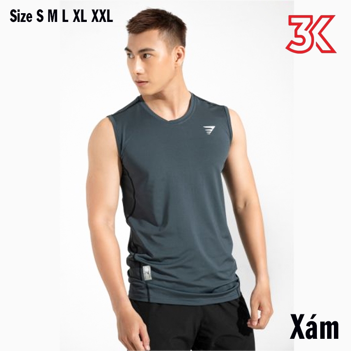 Áo Ba Lổ Tập Gym Sát Nách Nam Gymate Form Ôm Thể Thao Mạnh Mẽ Mẫu