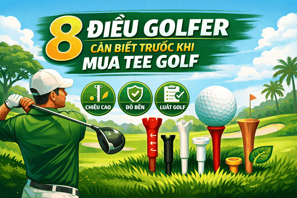 8 Điều Golfer Cần Biết Trước Khi Mua Tee Golf