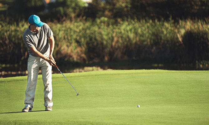 Cú putt của golf ‘cho đến khi thành công!’