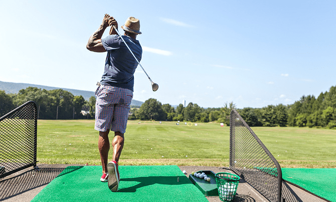 Cách sử dụng sân tập golf