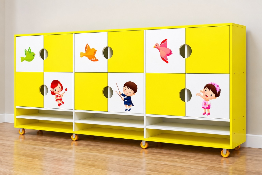 Những lưu ý khi chọn mua tủ đựng tư trang cho bé mầm non