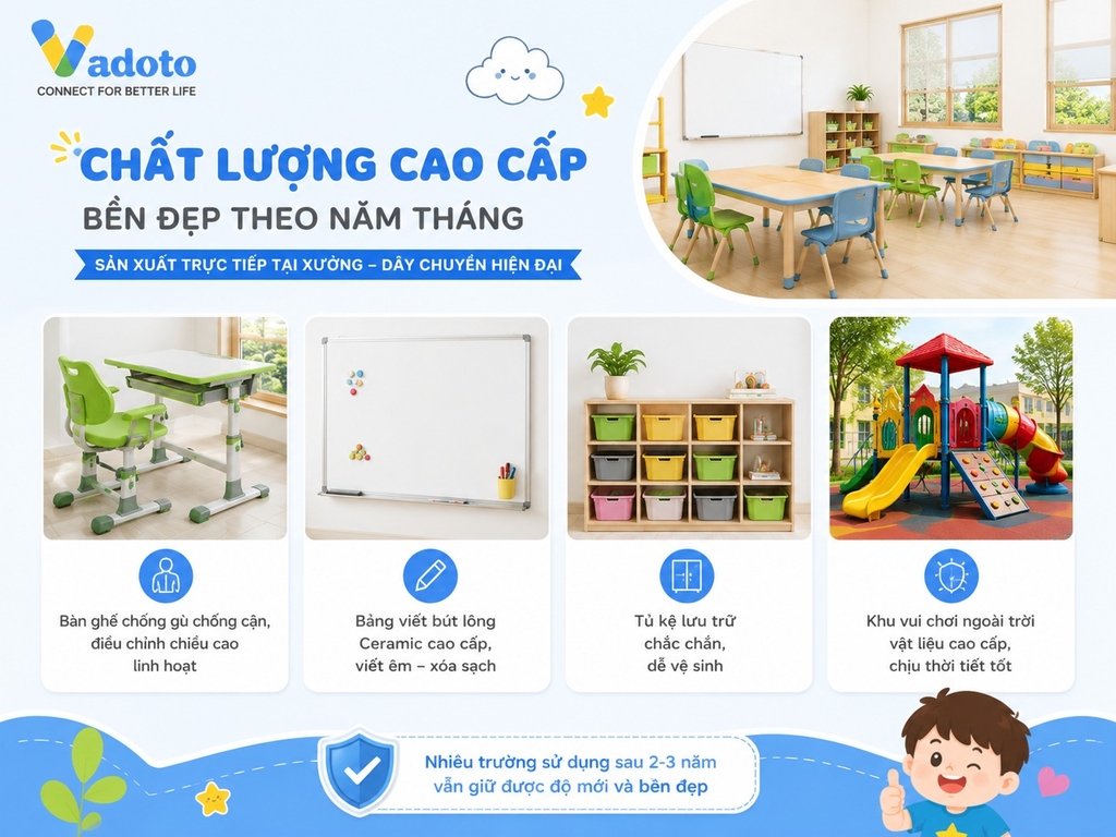 Nội thất mầm non cao cấp - chất lượng