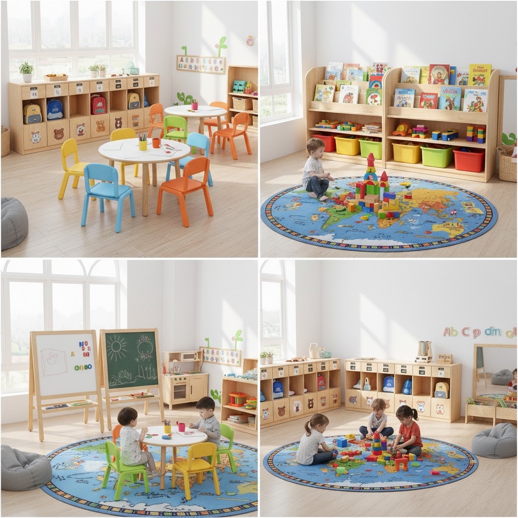 Nội thất phòng học mầm non đạt chuẩn