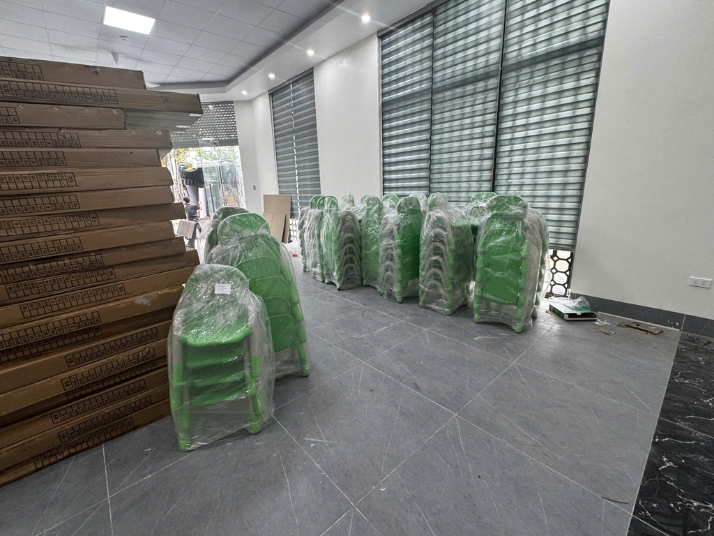 Công tác hoàn thiện nội thất lớp học mầm non