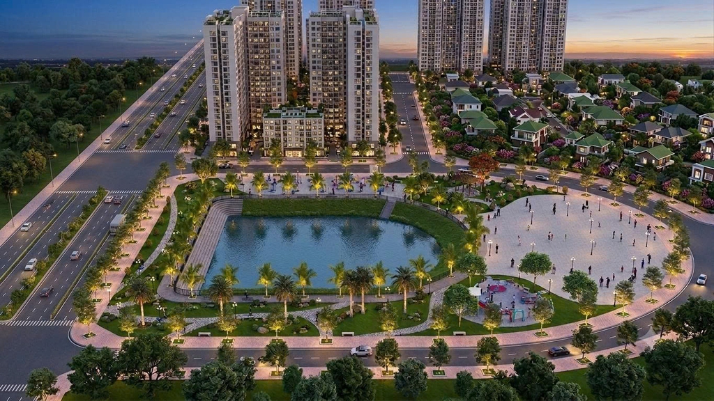 Thiết kế hồ cảnh quan trong xanh tại chung cư hiện đại