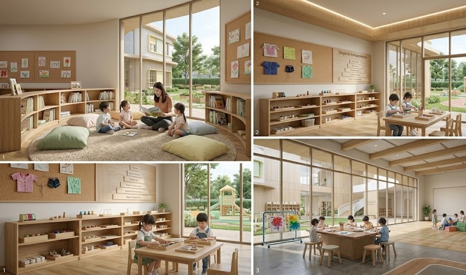 Khu vực lớp học mầm non
