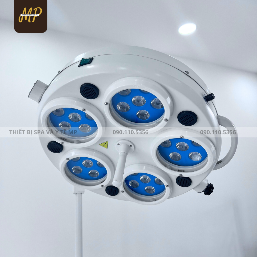 Đèn mổ di động 5 bóng LED HMSL-525LS - Thiết bị spa và y tế MP MP Furniture