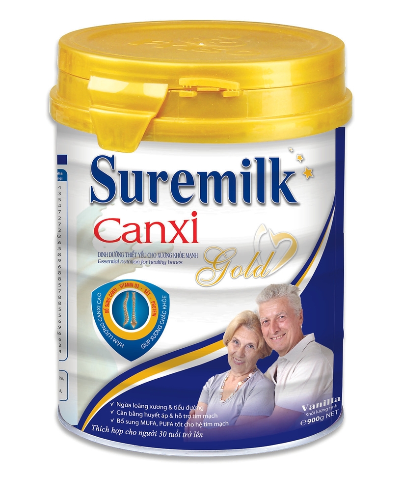 Suremilk Canxi Gold 900g  Hệ thống