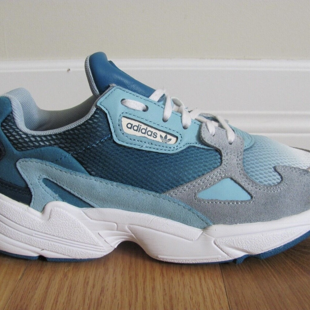 Adidas originals falcon store trainers in blue tint