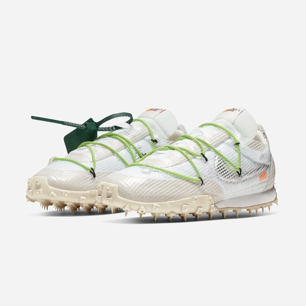 NIKE WAFFLE OFF WHITE RACER ELECTRIC GREEN - CD8180 100 | ALL ABOUT KOREA