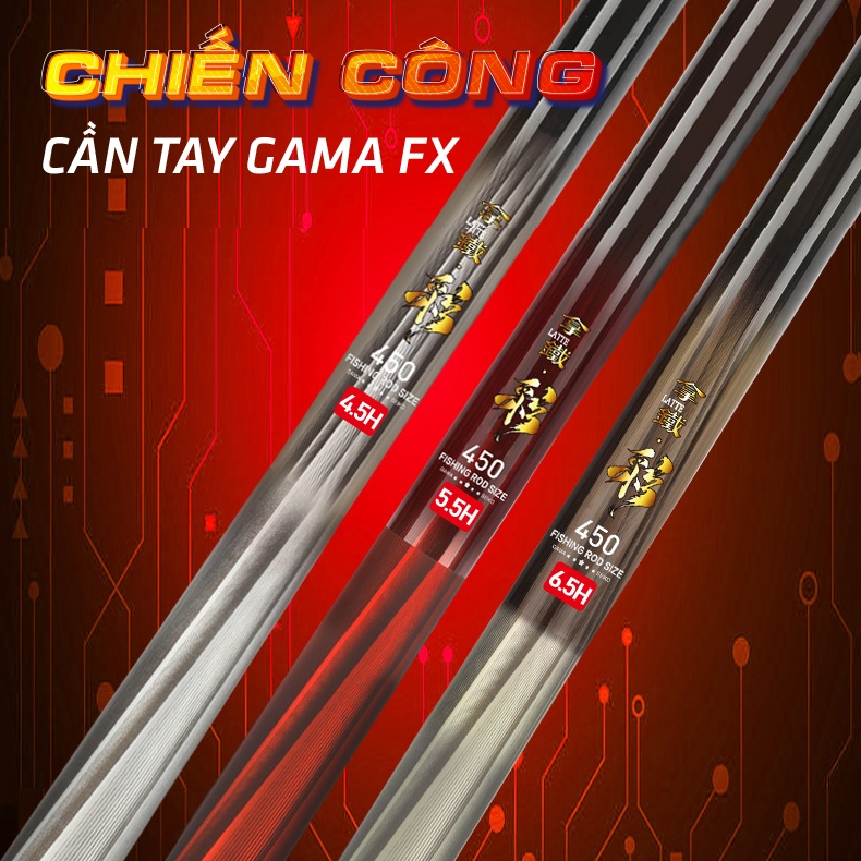 Cần Tay Gama FX Chiến Công