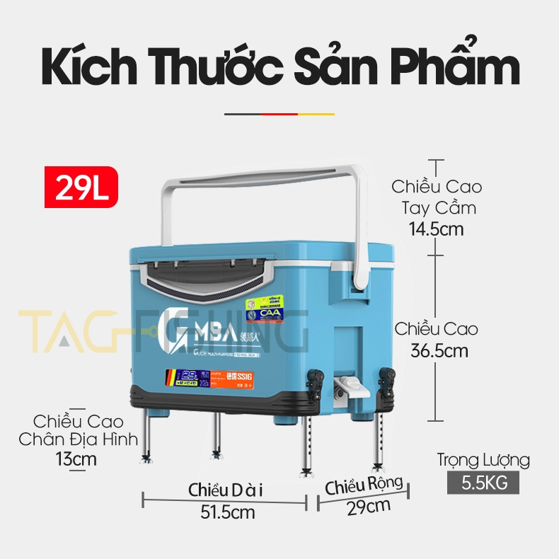 Thùng Câu Guide 2900B Mẫu 2022