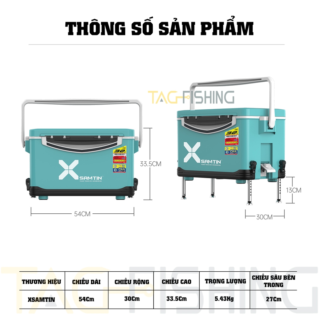 Thùng câu Xsamtin 3200B Mẫu 2021