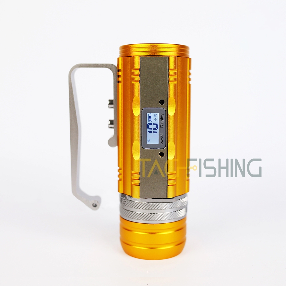 Đèn soi Ổ / Phao F21 Vàng tay cầm 3 Màu
