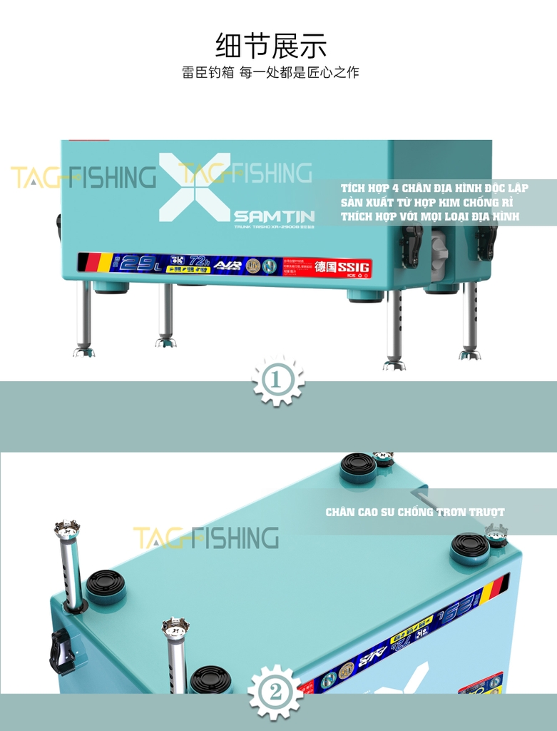 Thùng câu Xsamtin 2900B Mẫu 2021