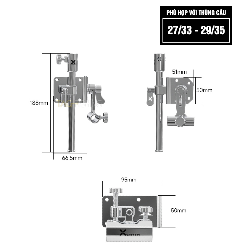 Bộ 2 Pat Inox Xsamtin 2024 Bản Tiêu Chuẩn