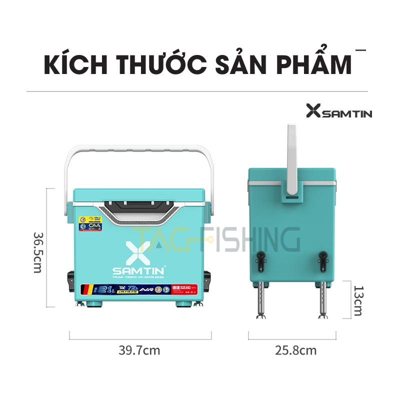 Thùng câu Xsamtin 2100B mẫu 2021