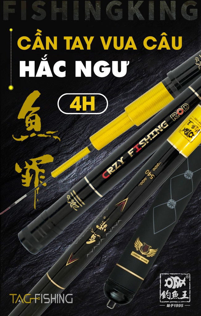 Cần Tay Vua Câu Hắc Ngư 4H