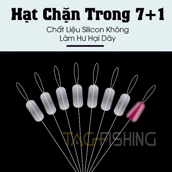 Hộp Set Trục Săn Hàng 5 Bộ Tag Fishing