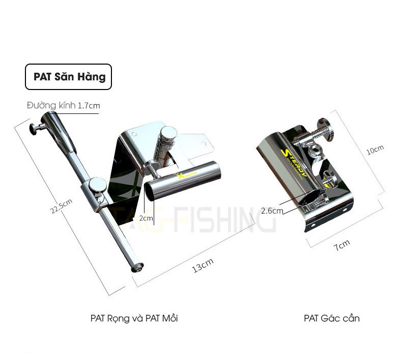 Bộ 3 Pat Gài Thùng Inox Xsamtin