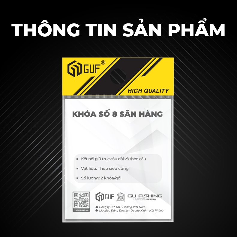 Vỉ Khóa Số 8 Săn Hàng GUF