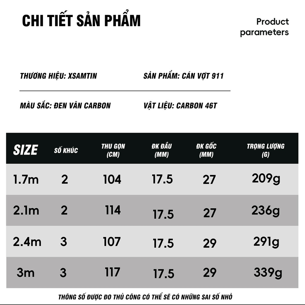 Cán Vợt Xsamtin 911