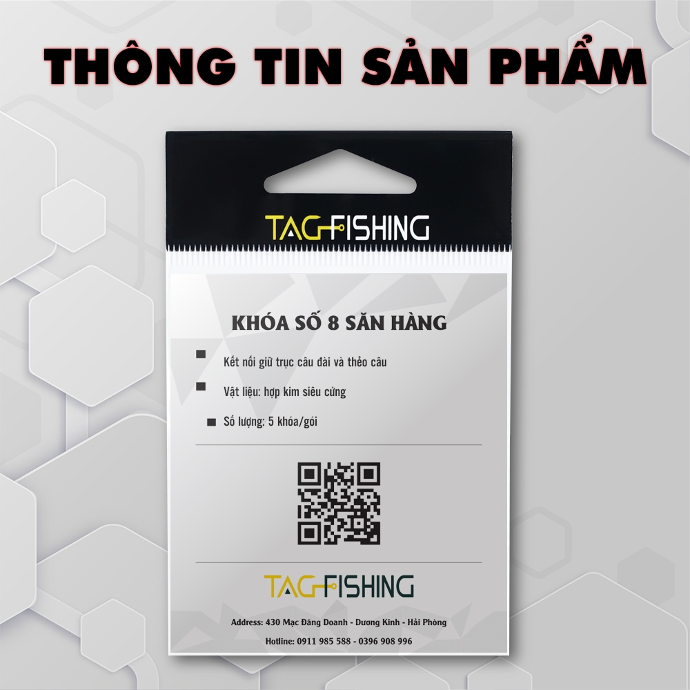 Khóa Số 8 Tag Fishing Săn Hàng