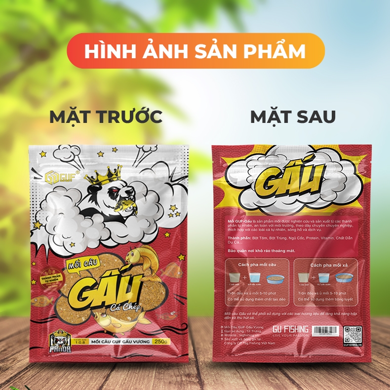 Mồi Câu GUF Gấu Vương - Chép