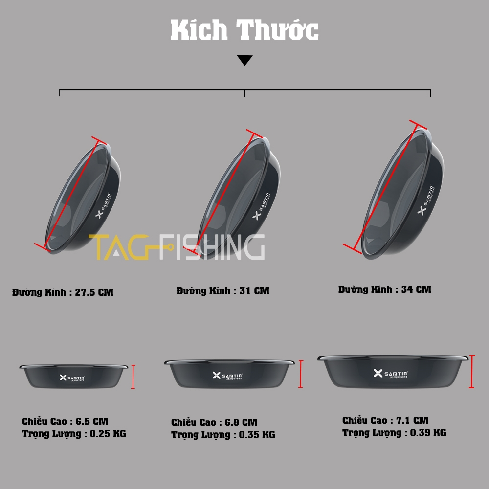 Bộ 3 Chậu XSamTin