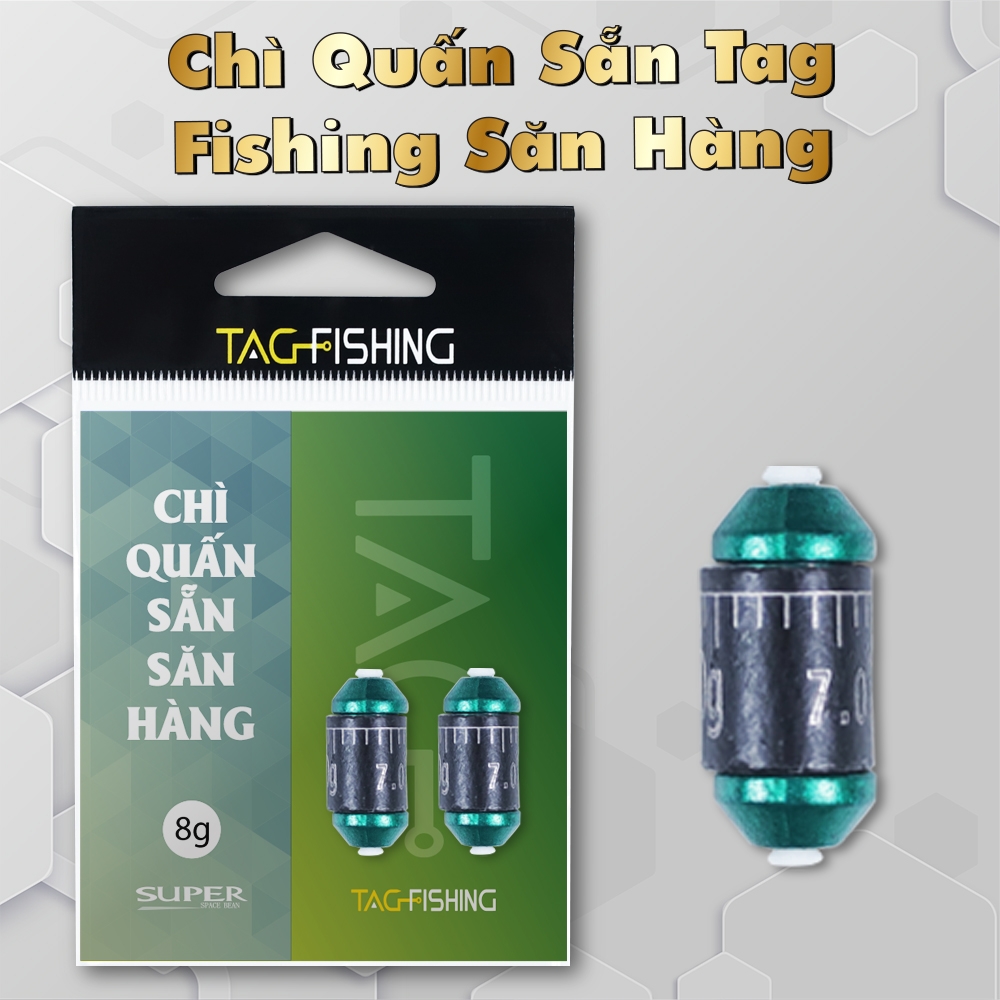 Chì Quấn Sẵn Tag Fishing Săn Hàng