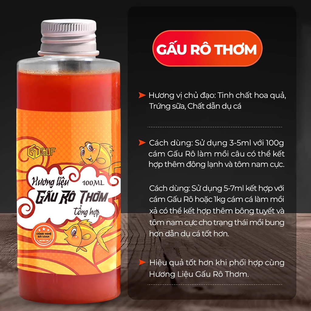 Hương Liệu GUF Gấu Rô