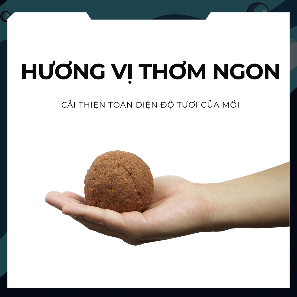 Mồi Câu Cá GUF Gấu Cá Diếc