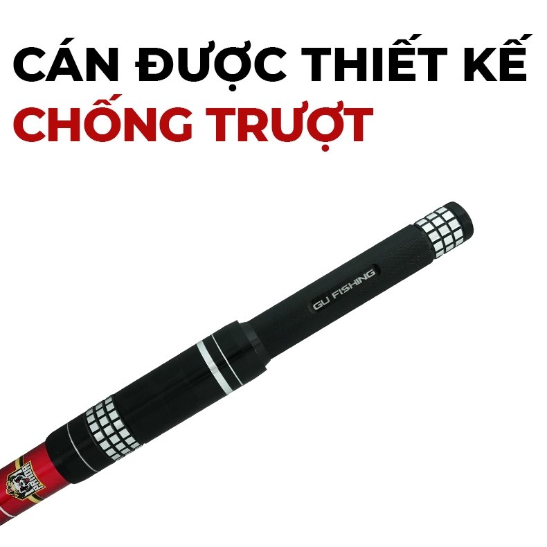 Gác Cần GUF S1 Vương Quyền Săn Hàng - Màu Đỏ Đen