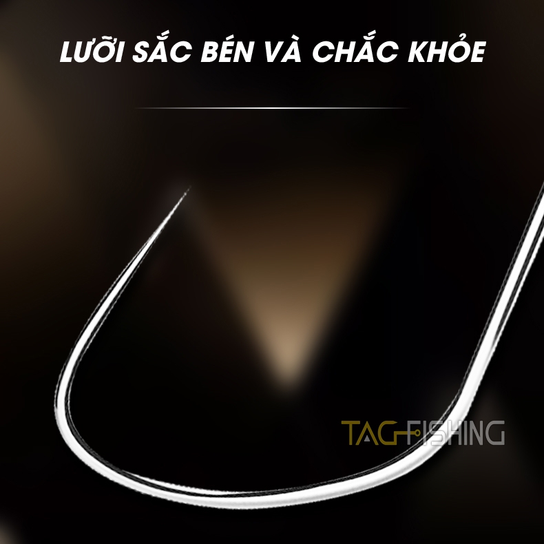 Lưỡi Câu GUF Mộc Long ( Dáng Vuông )