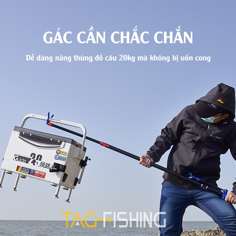 Gác Cần Săn Hàng Guide 2m7 ( Đỡ Phụ + Ngoe )