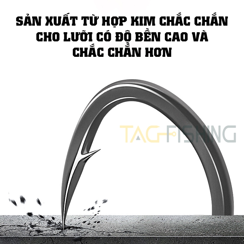 Thẻo Sẵn Guide Lưỡi Chép Có Ngạnh ( 50cm - 10 Bộ )